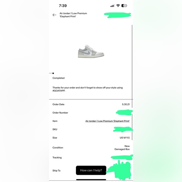 Air Jordan 1 low premium ‘elephant print’ - Picture 7 of 7